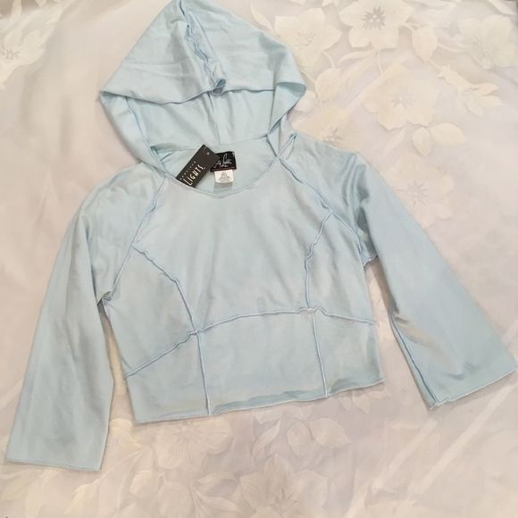 City Lights San Francisco Hooded Long Sleeve Crop - Picture 5 of 5